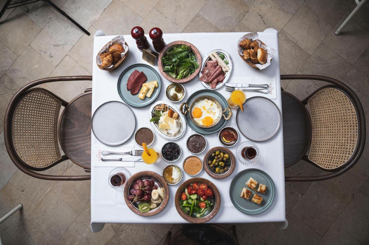 Han 1772 Hotel Istanboel Buitenkant foto A traditional Turkish breakfast